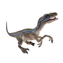Early childhood educational toys Blue Velociraptor Dinosaur Action Figure Animal Model Toy Collector