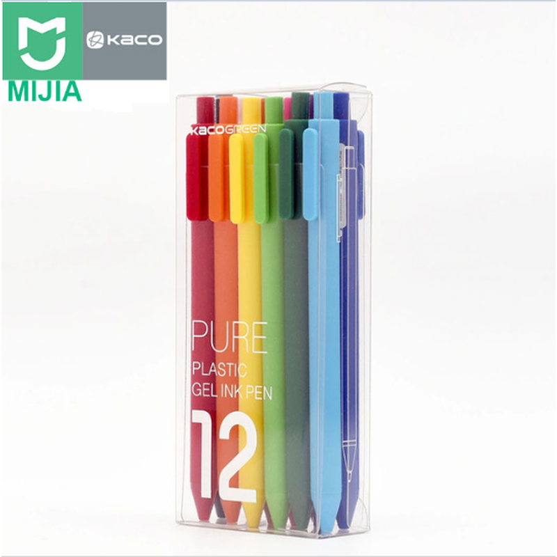  Xiaomi KACO 10PCS Colorful rod Colored INK - цветные ручки с цветными чернилами 10 уветов. 