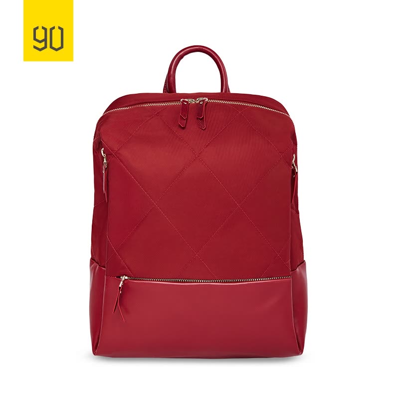 Shop Mi Xiaomi Ecosystem 90FUN Fashion Diamond Lattice Backpack Women Girl Shopping laptop Bag ...