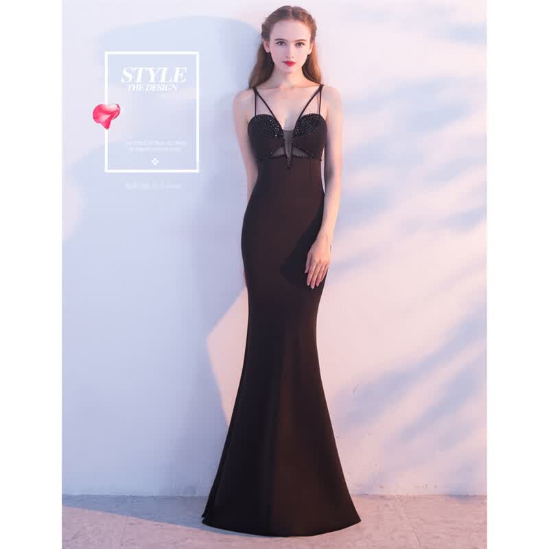 Evening Dress Female Party Princess Le Y Elegant Slim Evening Dress Female Party Princess Le Y Elegant Slim Black Fish Tail