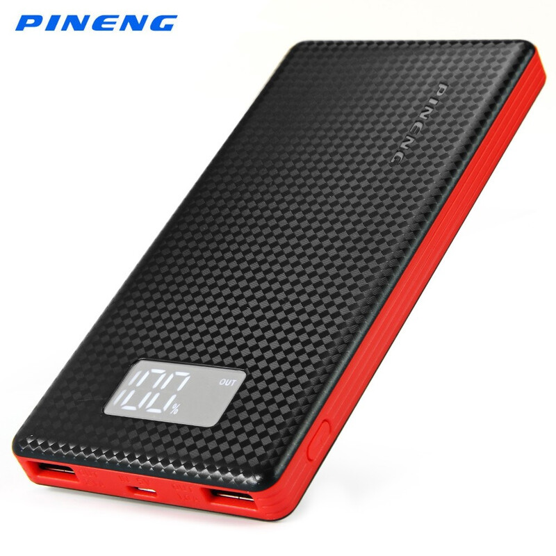  Original PINENG PN - 963 10000mAh Двойной USB-выход Li-Polymer Mobile Power Bank