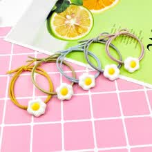 girl-clothing-Baby Girls Hair Ropes Hair Ring Set Goma el&aacute;stica Huevo escalfado de dibujos animados Ni&ntilde;os Cute Elastic Princess Headwear Color aleatorio on JD