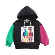 hoodies-sweatshirts-Ropa para ni&ntilde;os para ni&ntilde;o Ni&ntilde;a Patchwork Patr&oacute;n de dibujos animados Oto&ntilde;o Beb&eacute; Sudadera con capucha Sudadera de algod&oacute;n de manga larga Ropa de abrigo casual on JD