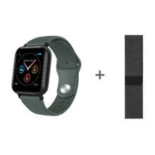 men-watches-Reloj inteligente Hombres Mujeres Pantalla t&aacute;ctil a todo color Banda de silicona IP67 Recordatorio de llamada a prueba de agua Pasos Contando Dormir Monitor Coraz&oacute;n on JD