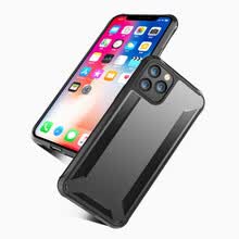 -Tpu Matte Transparent Phone Black Case para Iphone11 / 11 Pro / 11 Pro Max Anti-Fall Funda para tel&eacute;fono m&oacute;vil on JD