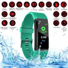 men-watches-115Plus Reloj inteligente Pantalla a color BT Deportes Impermeable Reloj Pasos para contar Presi&oacute;n arterial Monitoreo del ritmo card&iacute;aco Fitness Watc on JD