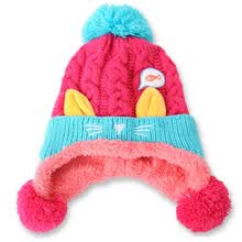 girl-clothing-Gorro de invierno para ni&ntilde;os gatito m&aacute;s esponjosa gorra de lana para protecci&oacute;n de los o&iacute;dos 5-24 meses gorra de punto de beb&eacute; caliente on JD