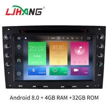 -LJHANG Android 8.0 Radio est&eacute;reo de coche Autoradio unidad principal GPS DVD for Renault Megane 2003 2004 2005 2006 2007 2008 2009 on JD
