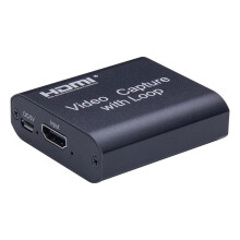 4K HDMI-compatible to USB2.0 Capture Card Game Live Streaming Loop Video Recording Box