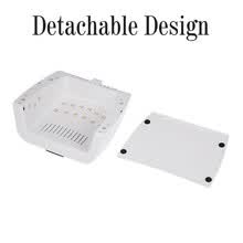 -24W UV LED l&aacute;mpara de u&ntilde;as profesional luz roja m&aacute;quina de secado de gel de u&ntilde;as u&ntilde;as u&ntilde;as de los pies equipo de curado herramienta de arte de u&ntilde;as on JD