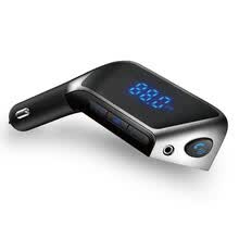 car-charger-Bluetooth Car Kit FM Transmisor Reproductor de MP3 Modulator con 2.1A USB Car Cargador Micro AUX USB Carga de la tarjeta TF / U Disk Pl on JD