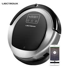robot-vacuum-cleaner-LIECTROUX B6009 Robot Aspirador Wifi Control de la aplicaci&oacute;n En tiempo real Se muestra la ruta del techo en el mapa de la aplicaci&oacute;n Navegaci&oacute;n y memoria trapeado h&uacute;medo on JD
