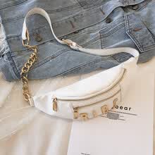 -Ri&ntilde;onera femenina 2019 nueva versi&oacute;n coreana de los deportes de moda de marea corriendo Wild Messenger bolsillos peque&ntilde;os con letras de personalidad on JD