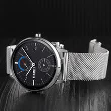 men-watches-SKMEI 9182 Reloj de cuarzo de negocios para hombre Reloj anal&oacute;gico simple y elegante on JD