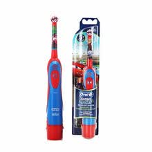 electronic-tooth-brush-Cepillo de dientes el&eacute;ctrico Oral B para ni&ntilde;os Cepillos de dientes con cerdas suaves Cuidado de las enc&iacute;as Por AA Baterry Cabezal de cepillo reemplazable on JD