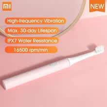 electronic-tooth-brush-Cepillo de dientes el&eacute;ctrico s&oacute;nico Xiaomi Mijia T100 Cepillo de dientes autom&aacute;tico ultras&oacute;nico para adultos USB recargable Impermeable on JD