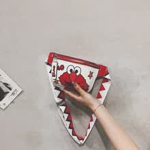 -Ri&ntilde;onera mujer marea ins super fuego peque&ntilde;a bolsa de dibujos animados hip hop diagonal bolsa de pecho estampado coreano Harajuku ni&ntilde;a Judy bolsa on JD