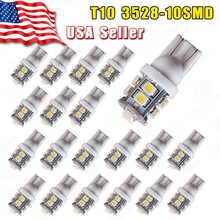 20x 6000K White 1W 2323 T10 LED Dome Map License Interior Light Bulb 192 168 194