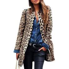 coats-jackets-Chaqueta moda Nueva mujer oto&ntilde;o invierno abrigo c&aacute;lido sexy leopardo manga larga temperamento suelto casual abrigo largo on JD