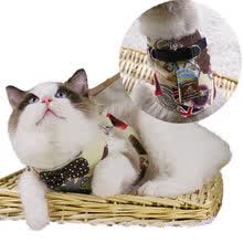 pet-supplies-Dog Cat Protective Round Spot H-shape Vest Harness Breathable Pet Walking Leash on JD