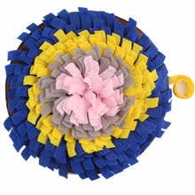 pet-supplies-Pet Dog Smell Training Sniffing Feeding Round Mat Cushion Snuffle Washable Pad on JD