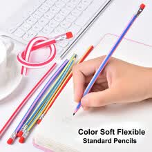 office-products-Lindo Color Caramelo Suave Flexible L&aacute;pices Est&aacute;ndar Corea Kawaii L&aacute;piz Plegable con Borrador Papeler&iacute;a Escolar Creativo juguete para ni&ntilde;os on JD