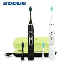 electronic-tooth-brush-SOGUE Sonic cepillo de dientes el&eacute;ctrico con estuche de viaje USB carga esterilizador UV Maglev motor impermeable S61 Escova de Dente Eletrica on JD