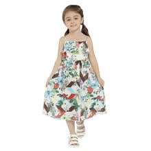 girl-clothing-Vestido de verano de las muchachas 2018 flores de la impresi&oacute;n de la nueva llegada Vestidos Ropa de los cabritos Vestidos de la muchacha de la longitud de la rodilla Pa&ntilde;o del algod&oacute;n de la primavera on JD