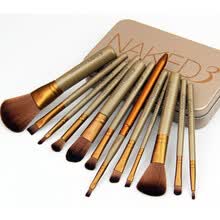 -12 Unids Nake Brush Cosmetics tools Face Eyeshadow Eyeliner Lip Make Up Brush Set Tool on JD
