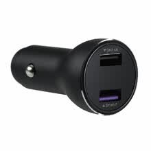 car-charger-QK505L Pantalla digital Cargador de coche SuperCharge Dual USB FCP QC3.0 Adaptador de cargador r&aacute;pido para HUAWEI P10 Plus Mate 9/10 Pro Honor 8 on JD