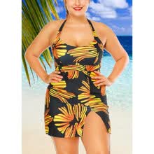 -2018 mujeres traje de ba&ntilde;o de talla grande traje de ba&ntilde;o halter sin respaldo push up traje de ba&ntilde;o on JD