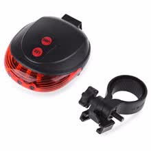 cycling-Laser Bicycle Tail Light LED Advertencia Flash Riding Equipo de larga duraci&oacute;n bicicleta ligera on JD