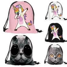 backpacks-Nuevo Unisex Bolsa Nylon Cord&oacute;n Cinch Sack Deporte Viaje Mochila exterior Bolsas on JD