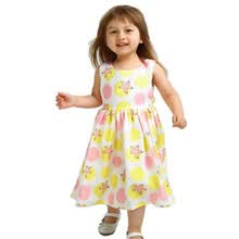 girl-clothing-Vestido sin mangas de ni&ntilde;a DAWILS Lindo estampado de estrellas de mar amarillo / verde Varios vestidos on JD