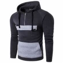 hoodies-sweatshirts-Sudadera con capucha Slim Fit con capucha de invierno para hombre Sudadera con capucha y chaqueta de abrigo c&aacute;lido PA on JD