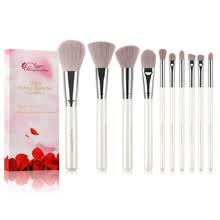 -King Love Star Kit de Brochas Maquillaje 10piezas Cerdas sint&eacute;ticas Pinceles de maquillaje Set de Brochas Mango de 7.5 pulgadas on JD