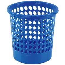 office-products-(COMIX) di&aacute;metro 24.5cm hebilla azul durable cesta redonda / cubo de limpieza / papeler&iacute;a de oficina de basura L201 on JD