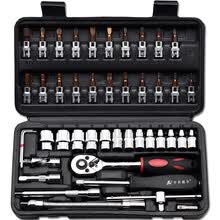 -Caja de herramientas Kraftwelle. Juego de tuercas de 6,3 mm. Llaves de trinquete. Set de 44 piezas SS046A01 on JD