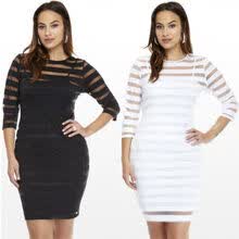 -Vestido largo del coctel de noche de la fiesta de Bodycon de la manga larga de las mujeres de la manera m&aacute;s tama&ntilde;o on JD