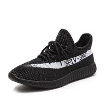 Fashion Womens and men Casual Sneakers Breathable Mesh Running Sports Shoes Yeezy Boost Kanye 350V2 Lovers Shoes